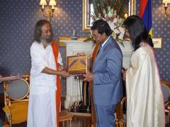 
      
      Sri Sri Ravi Shankar to sign MoU in Mauritius
      
      
