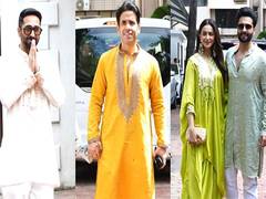 
      
      Shilpa Shetty welcomes Ganpati Bappa at her home
      
      