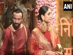 
      
      Kareena Kapoor Khan, Saif Ali Khan join Ambani’s Ganesh Chaturthi
      
      