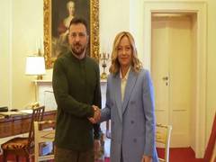 
      
      Italian PM discusses infrastructure reconstruction with Zelenskyy
      
      