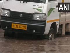 
      
      Roads waterlogged in parts of Delhi after a spell of rain
      
      