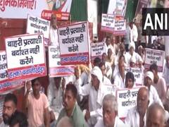 
      
      Congress workers hold protests and demand local candidates 
      
      