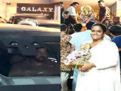 
      
      Family, celebs at Salman Khan's residence for Ganpati Visarjan 
      
      