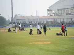 
      
      AFG vs NZ, 1st Test: Toss delayed due to wet outfield
      
      