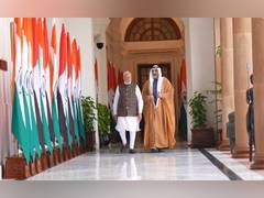 
      
      PM Modi holds 