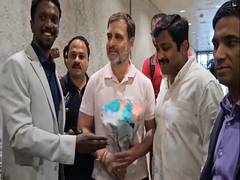 
      
      Congress leader Rahul Gandhi arrives at Washington DC
      
      