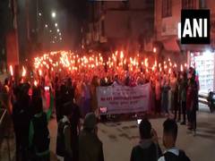 
      
      Women stage protest in Imphal over violence in Manipur
      
      