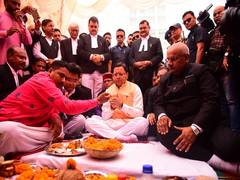 
      
      CM Dhami participates in foundation of stone-laying ceremony
      
      