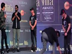 
      
      Rana Daggubati touches SRK, Karan Johar’s feet
      
      