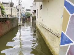 
      
      Ana Sagar Escape Channel opens, leading to severe waterlogging 
      
      