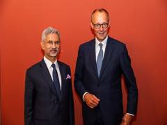 
      
      EAM Jaishankar meets German politician Friedrich Merz
      
      