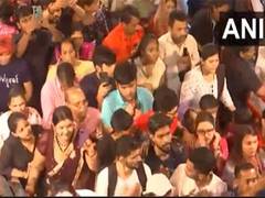 
      
      Large number of devotees gather at Lalbaugcha Raja for darshan
      
      