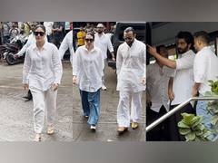 
      
      Celebs attend Malaika Arora's father's funeral
      
      