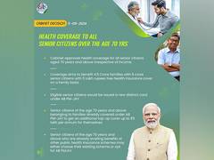 
      
      ABPM-JAY to cover aged 70 or above to be operational soon
      
      