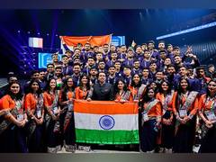 
      
      Jayant Chaudhary Visits France to Cheer for Team India 
      
      