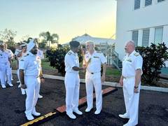 
      
      Rear Admiral Susheel Menon joins top Navy leaders
      
      