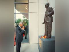 
      
      EAM Jaishankar pays homage to Dr BR Ambedkar in Geneva
      
      