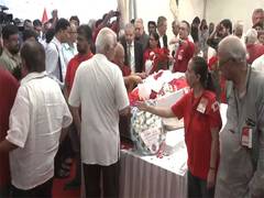 
      
      Rajya Sabha MP Kapil Sibal pays tribute to Sitharam Yechury 
      
      