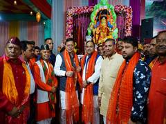 
      
      Uttarakhand CM Dhami attends Ganesh Mahotsav in Dehradun's Shri Shiv Raghunath Temple
      
      