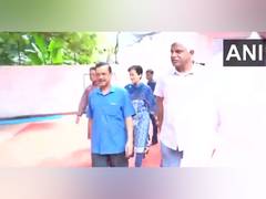 
      
      Kejriwal pays first visit to party office after release from jail
      
      