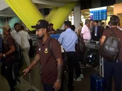 
      
      Bangladesh cricket team arrives in Chennai for upcoming Tests
      
      
