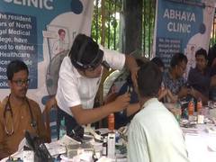 
      
      WB: Resident Doctors' Association sets up temporary medical camp
      
      