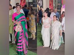 
      
      Celebs arrive at Eknath Shinde's residence for Ganpati darshan
      
      