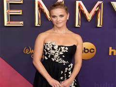 
      
      Emmys 2024: Reese Witherspoon looks ethereal in black gown 
      
      