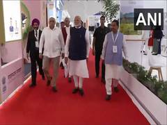 
      
      PM Modi visits exhibition at 4th Global RE-INVEST in Gandhinagar
      
      