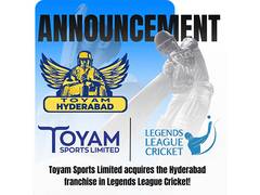 
      
      Toyam Sports Limited buys out Hyderabad franchise 
      
      