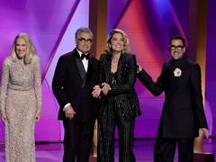 
      
      'Schitt's Creek' team reunited at Emmys 2024, fans turn nostalgic
      
      