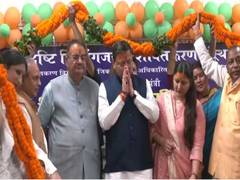 
      
      Uttrakahand CM Dhami celebrates birthday with abled children 
      
      