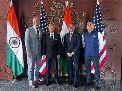 
      
      US-India hold 2+2 Intersessional talks
      
      