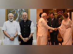 
      
      Anupam Kher, Kangana Ranaut extend birthday wishes to PM Modi
      
      