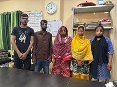 
      
      Assam Police, BSF apprehends 5 Bangladeshi nationals in Mankachar
      
      
