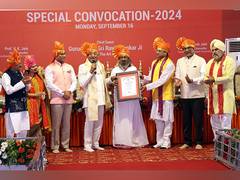 
      
      Gurudev Sri Sri Ravi Shankar Honored with Honorary Doctorate
      
      