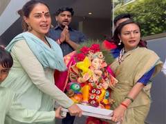 
      
      Genelia Deshmukh shares heartfelt message during Ganpati Visarjan
      
      