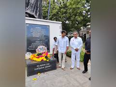 
      
      TVK Chief Vijay pays floral tribute to Periyar 
      
      