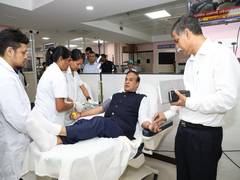 
      
      Assam CM donates blood on PM Modi's birthday
      
      