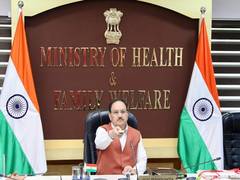 
      
      Union Health Minister JP Nadda unveils logo
      
      