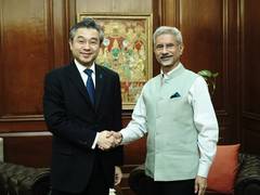 
      
      Jaishankar receives Japan envoy for farewell call   
      
      