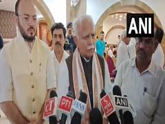 
      
      BJP will form govt for 3rd time: Ex-Haryana CM Khattar
      
      