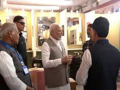 
      
      PM Modi visits exhibition at National 'PM Vishwakarma' Programme
      
      