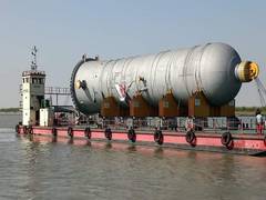 
      
      Inland Waterways Authority successfully moves huge vacuum tower
      
      