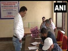 
      
      J-K: Postal voting centre set up for essential service workers
      
      