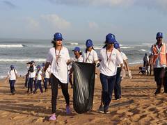 
      
      Indian Coast Guard organises coastal cleanup in Puducherry
      
      