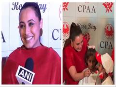 
      
      Rani Mukerji spends a day with children battling cancer
      
      