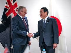 
      
      Australian PM Albanese meets Japan's PM Kishida
      
      