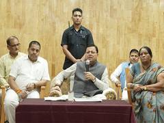 
      
      Uttarakhand CM Dhami reviews relief operations in Champawat
      
      