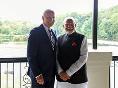 
      
      PM gifts antique silver train model to Biden, shawl to Jill
      
      